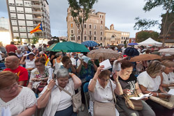 Acte de vigília de la Diada 2016 a Sabadell 